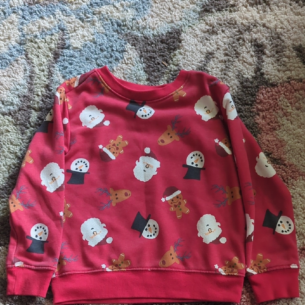 Holiday Time Red Festive Sweatshirt